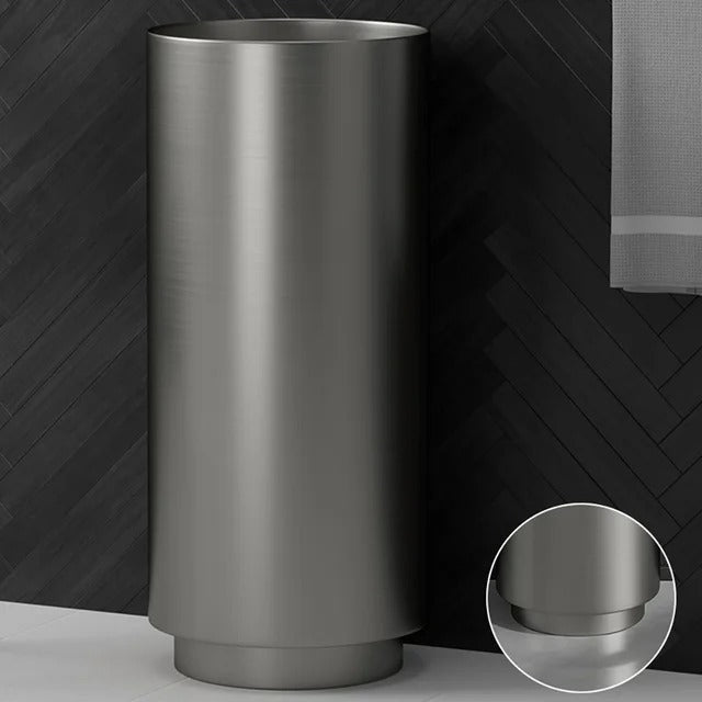 Stylish Premium Stainless Steel PVD 09 Round Freestanding Wash Basin 1 PC By Jayna