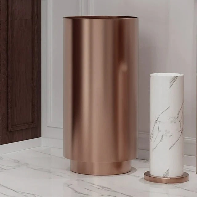 Stylish Premium Stainless Steel PVD 09 Round Freestanding Wash Basin 1 PC By Jayna