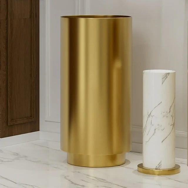 Stylish Premium Stainless Steel PVD 09 Round Freestanding Wash Basin 1 PC By Jayna