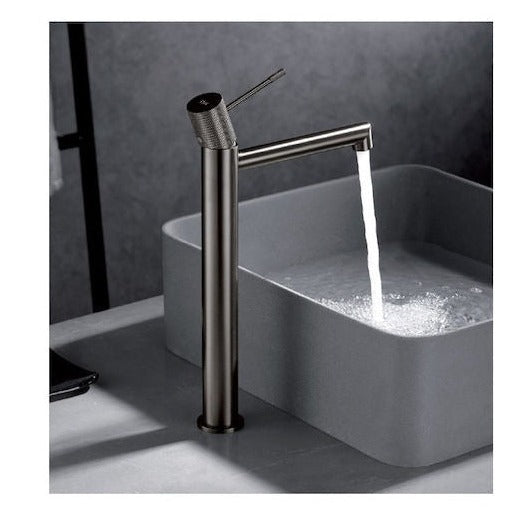 PF01 Modern Long Body Basin Mixer With Textured Design 1 PC By Jayna