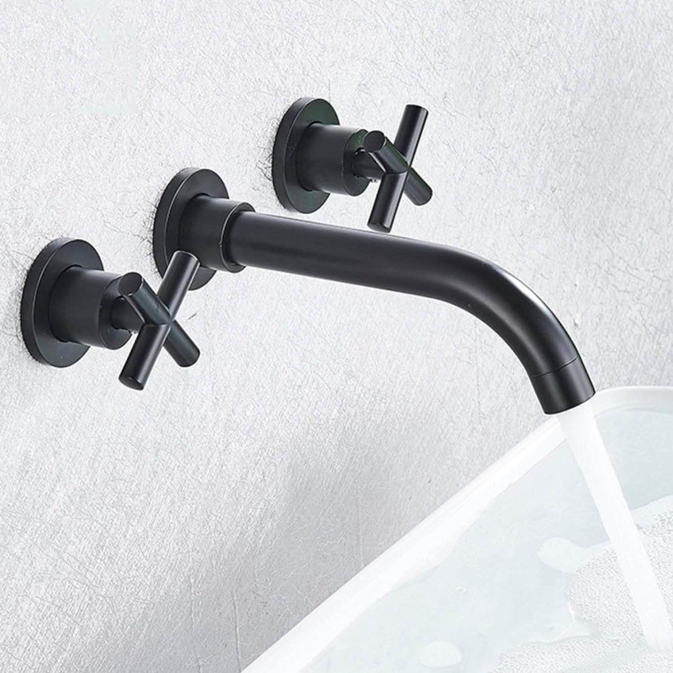 Double Wall Mounted Two Way Basin Mixer PF03 1 PC By Jayna