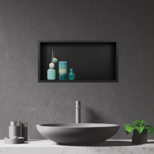 Luxurious PVD Rectangular Wall Niche With Built-In Lighting PWN 600 1 PC By Jayna