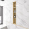 Three-Shelf Rectangular PVD Wall Niche Design for Modern Bathrooms PWD 900V By Jayna