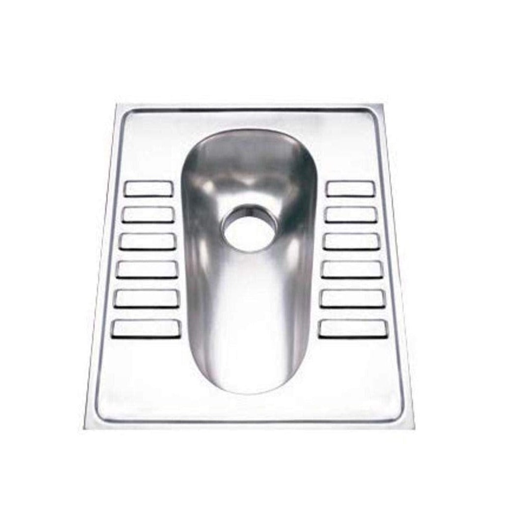 Neptune 585x480 mm Matt Finish Stainless Steel Lavatory Pan Sleek Design Enduring Functionality By Jayna