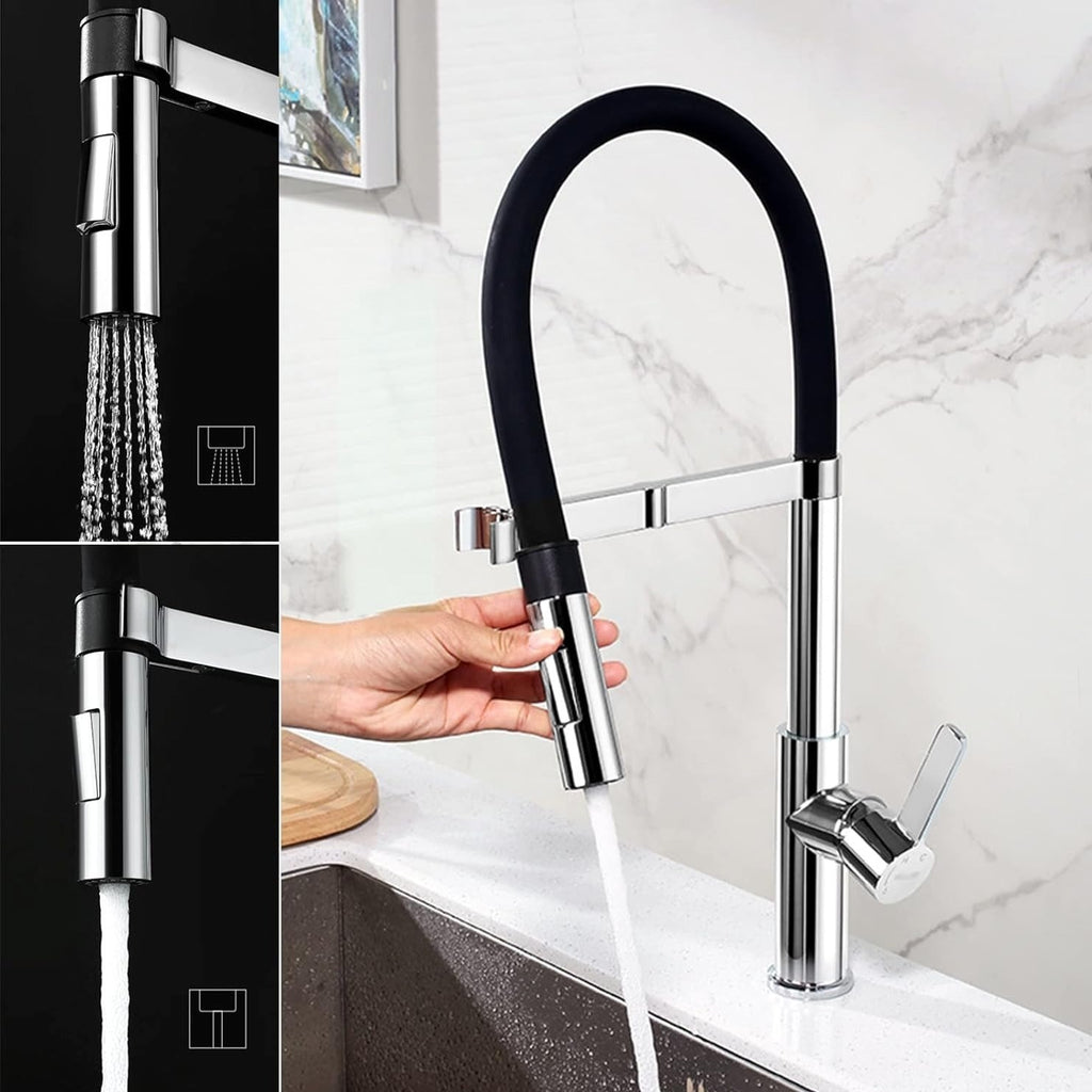 Enhanced Kitchen Experience With Modern Kitchen Faucet Single Lever Pullout Mixer 1 PC By Jayna
