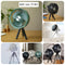 360°Rotate USB Rechargeable Personal Desk Fan, 3 Adjustable Wind Speed By APT