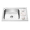 Zodiac Single Bowl Sink Streamlined Waste Management By Jayna
