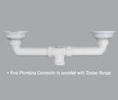 Zodiac Single Bowl Sink With Drain Board Streamlined Waste Management By Jayna