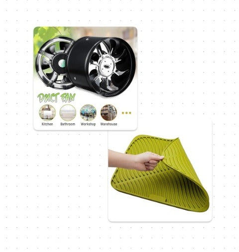 WAD PL Metal Series Ventilation/Exhaust Stainless Steel Fan By Wadbros