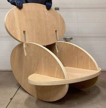 Oval Back Rocking Chair Oval Wooden Rocker Chair Classic Comfort With A Modern Twist By Miza ...