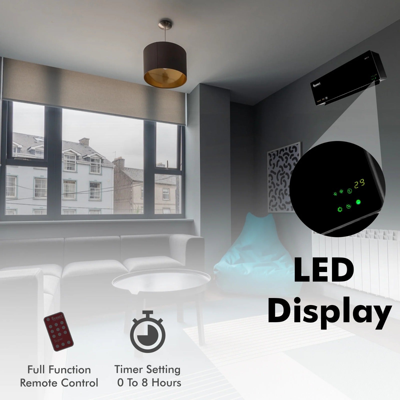 Superb WM Electric PTC Wall Mount Room Heater By Warmex