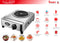 Electric Hot Plate G.C. 2000 With Rotary Switch Electric Cooking Heater By Warmex