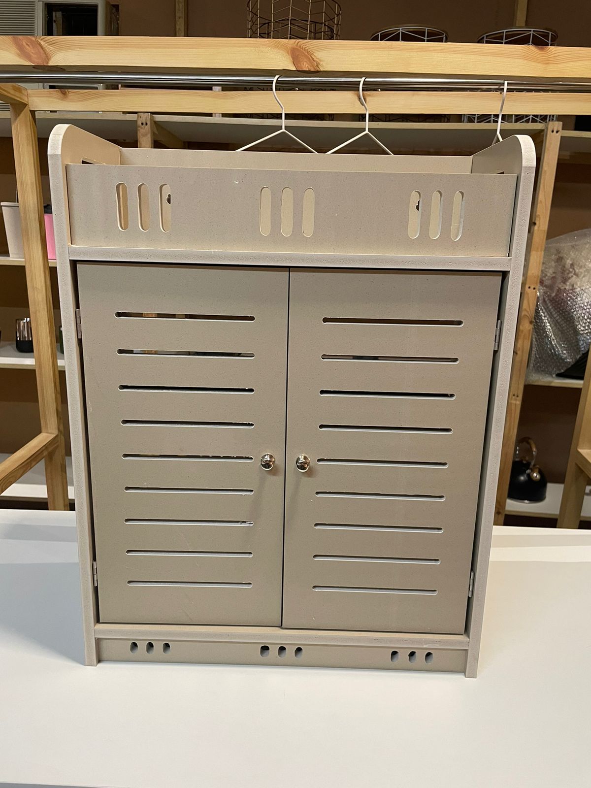 Wall Mounted PVC Bathroom [38] Storage Cabinet With By Miza