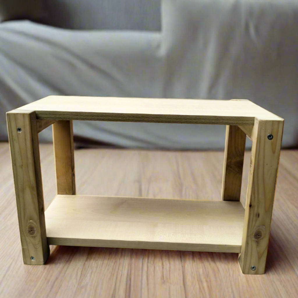 Wooden Kitchen Shelf Floor Standing Multi-Layer Foldable Kitchen Rack Organizer