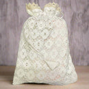 Exquisite Crochet Design Handcrafted Lace Potli Bag 1 PC