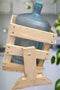Wooden Water Jug Dispenser Stand / Bisleri 20 Liters Bottle Holder By Miza
