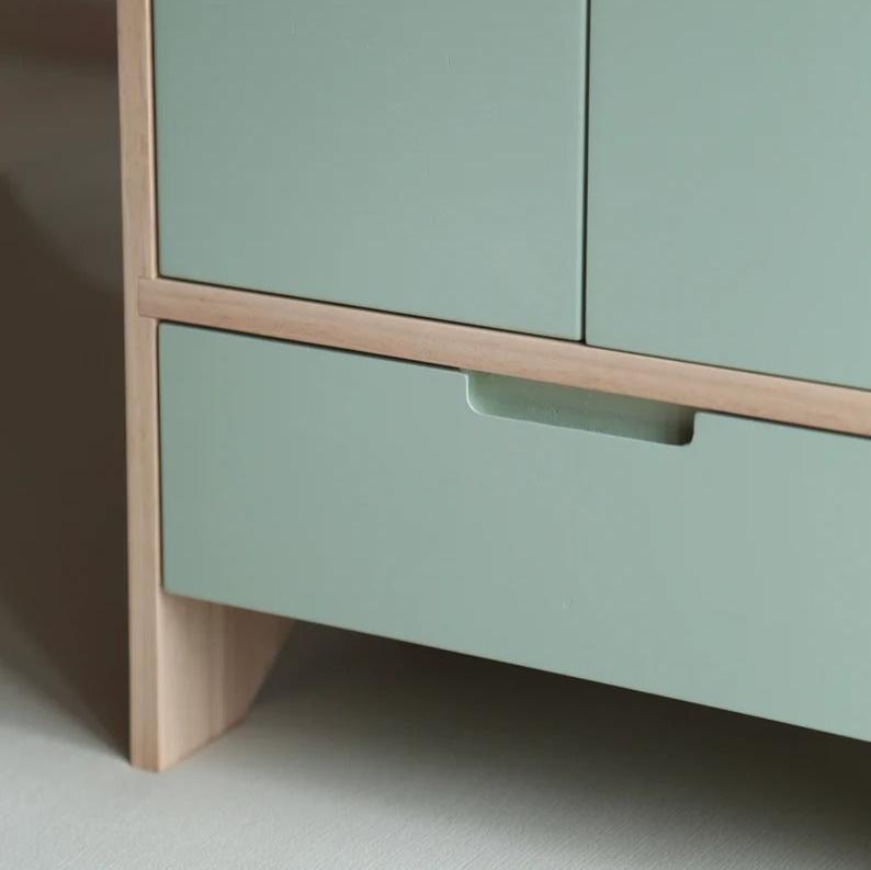 Minty/Stylish Compact Cupboard By Miza