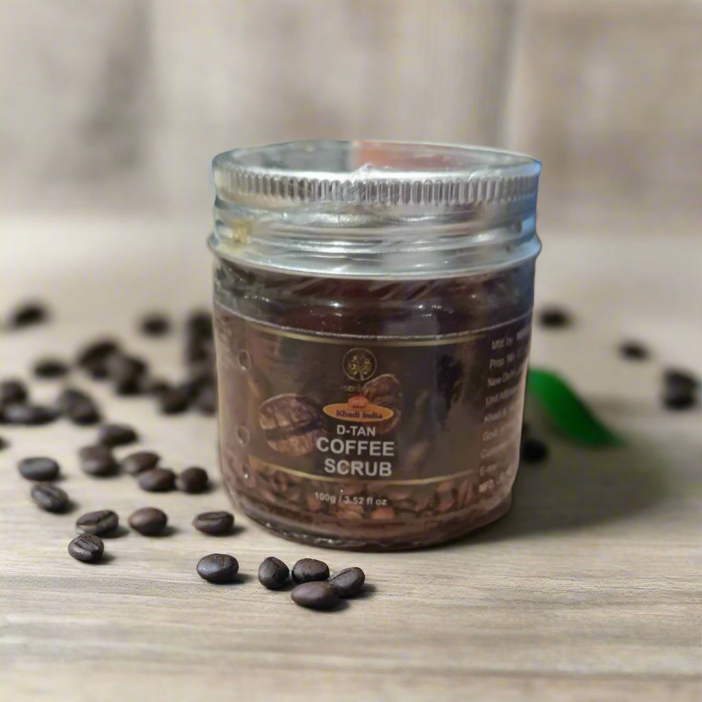Khadi India Detan Coffee Scrub For Body - 100 g