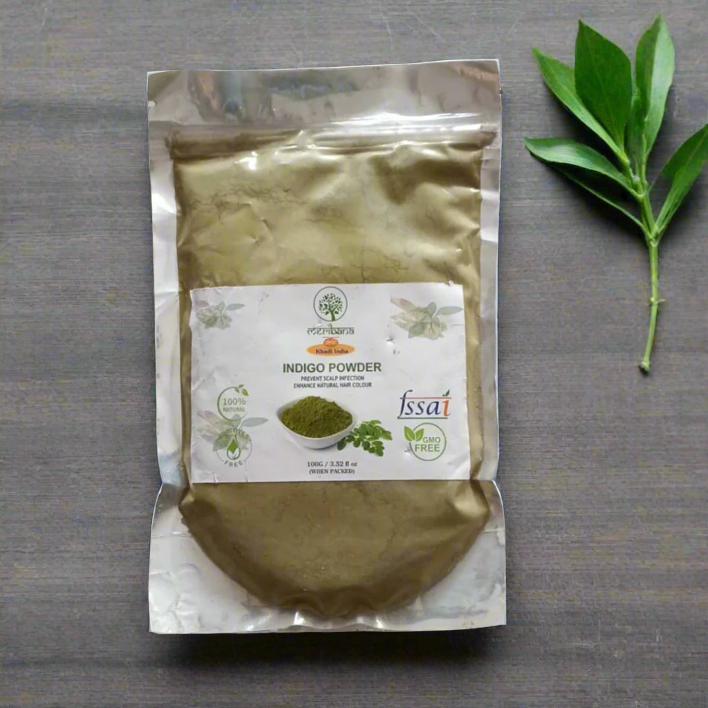 Meribana Khadi Natural Organic Powder For Skin and Hair - 100 Gm