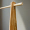 Wooden Coat Stand With Bottom Shelves For Clothes And Shoe Organizer By Miza