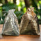 Croc Style Gold & Silver Drawstring Potli Bags For Special Occasions 1PC