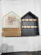Hut Wooden Key Cabinet Holder With 8 Hooks for Hanging -1 PC-BY APT