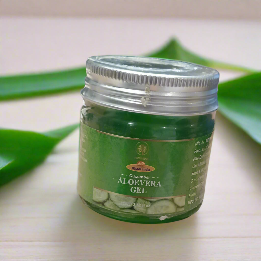 Khadi Natural Herbal Aloe Vera Beauty Gel For Face,Skin & Hair-100 Gm