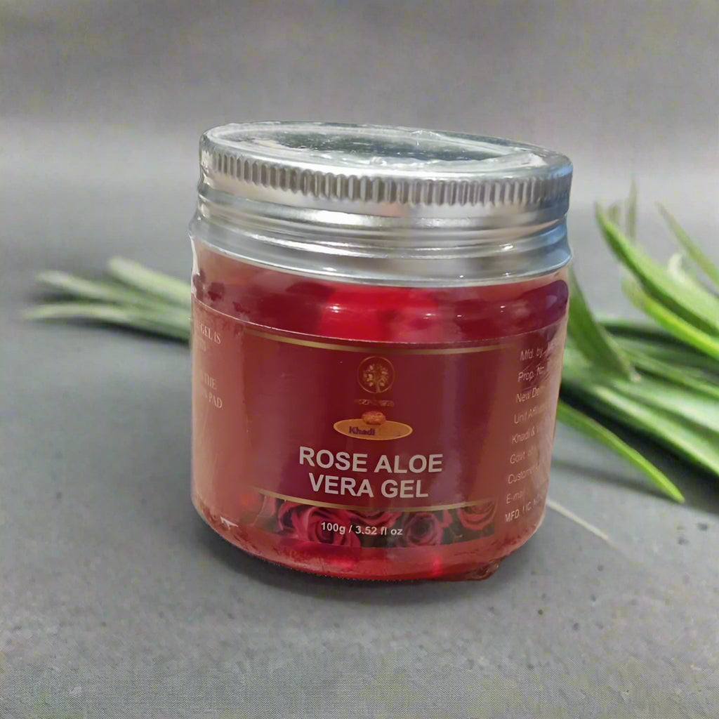 Khadi Natural Herbal Aloe Vera Beauty Gel For Face,Skin & Hair-100 Gm