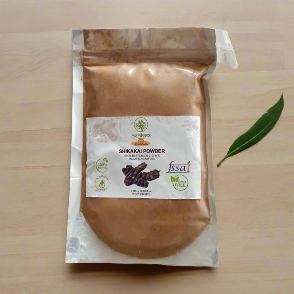 Meribana Khadi Natural Organic Powder For Skin and Hair - 100 Gm