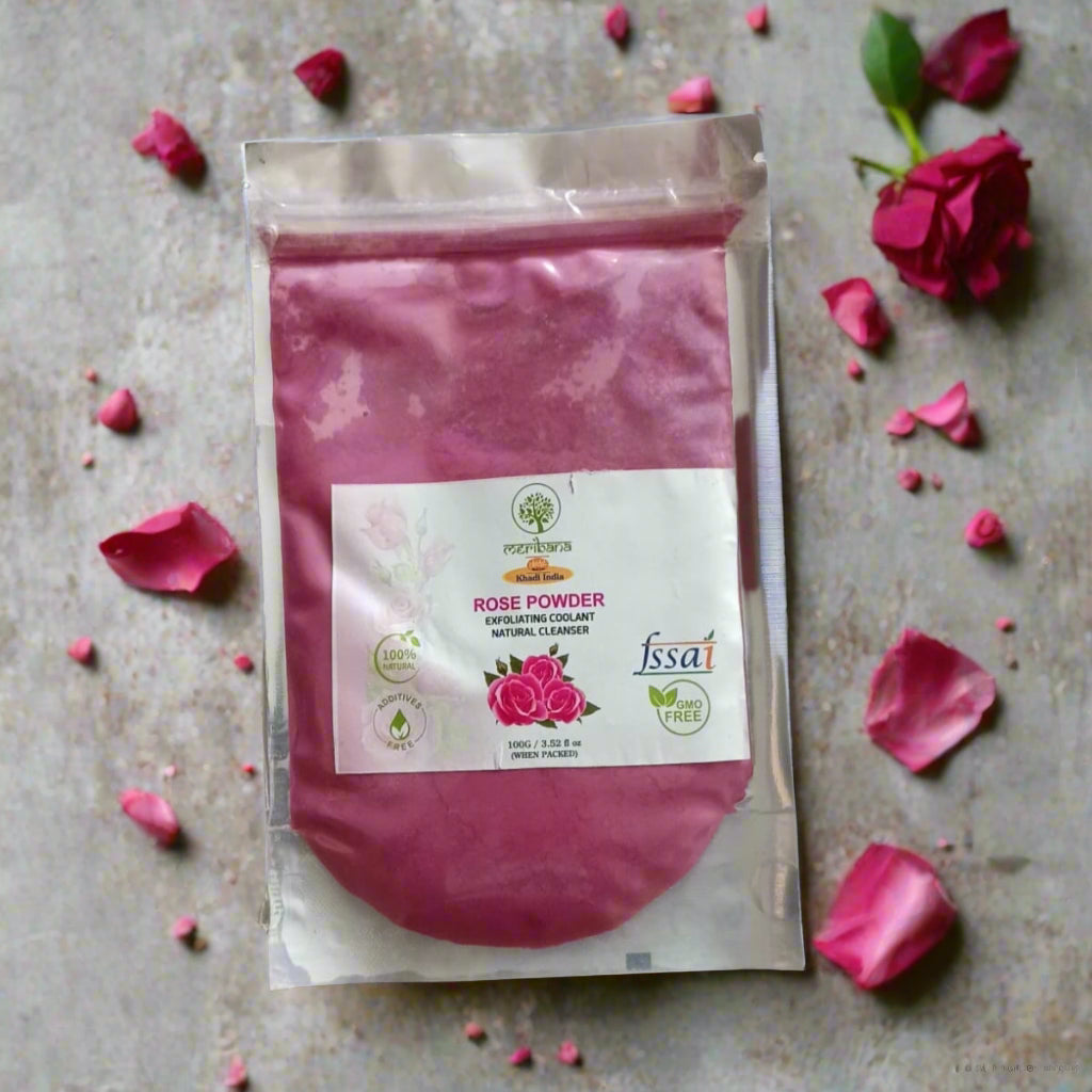 Meribana Khadi Natural Organic Powder For Skin and Hair - 100 Gm