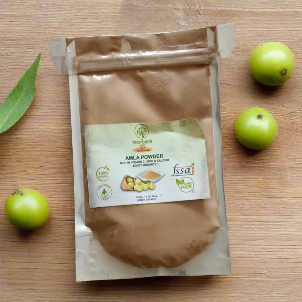 Meribana Khadi Natural Organic Powder For Skin and Hair - 100 Gm