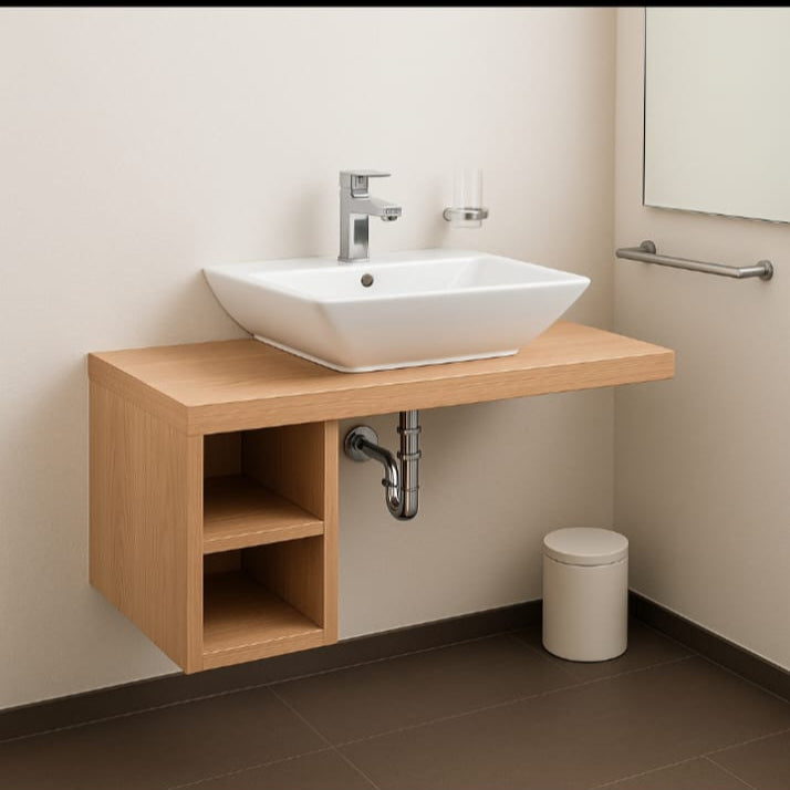 Wooden Floatcraft Vanity By Miza