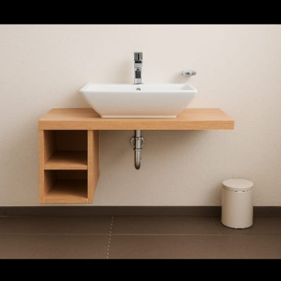 Wooden Floatcraft Vanity By Miza
