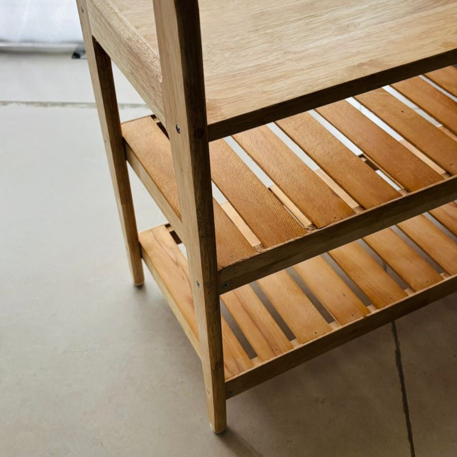 Two Shelved Bench / Shoe Organizer / Shoe Cabinet By Miza