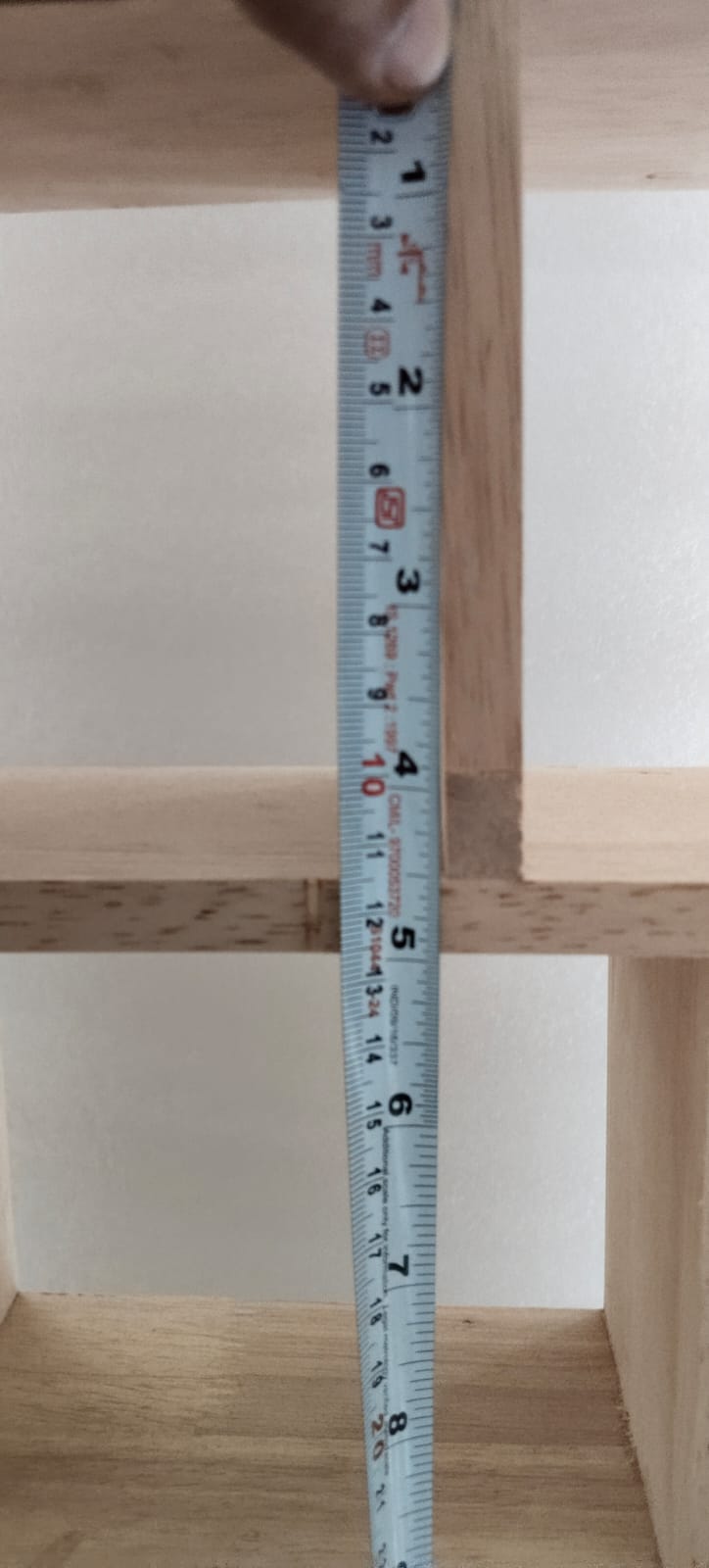 Wooden Cup Display Shelf By Miza