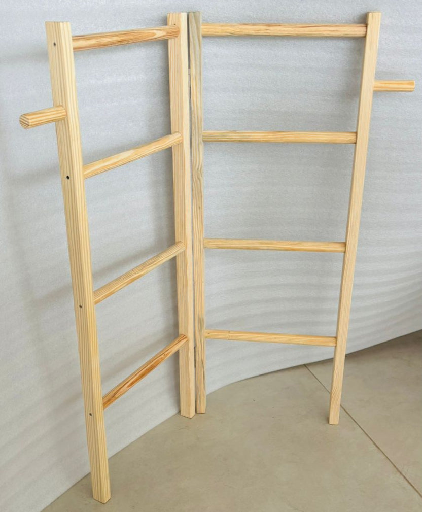Folding Towel Hanger Rack For Corner Or As Partition By Miza