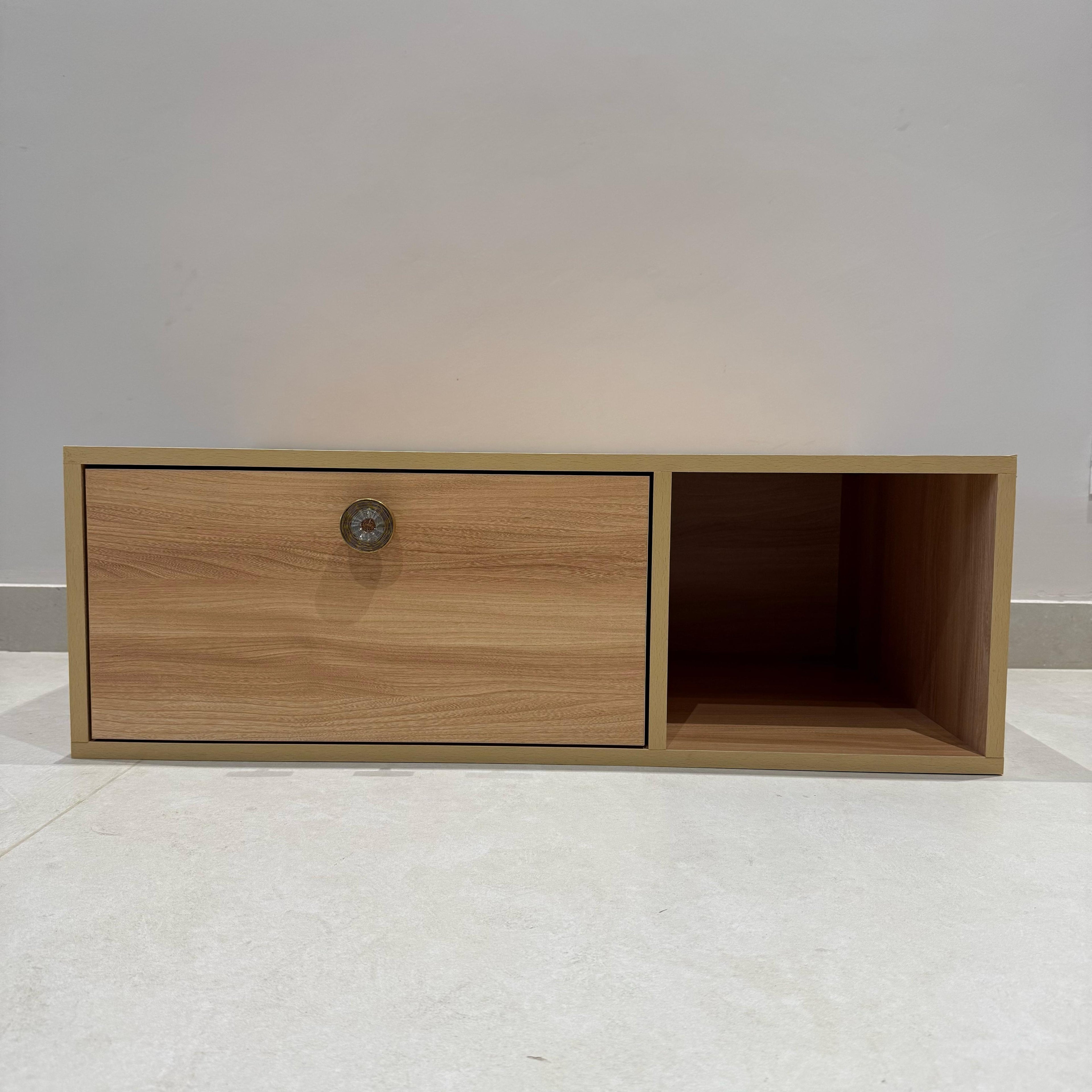 Modern Bathroom Vanity with  Open and Closed Storage By Miza