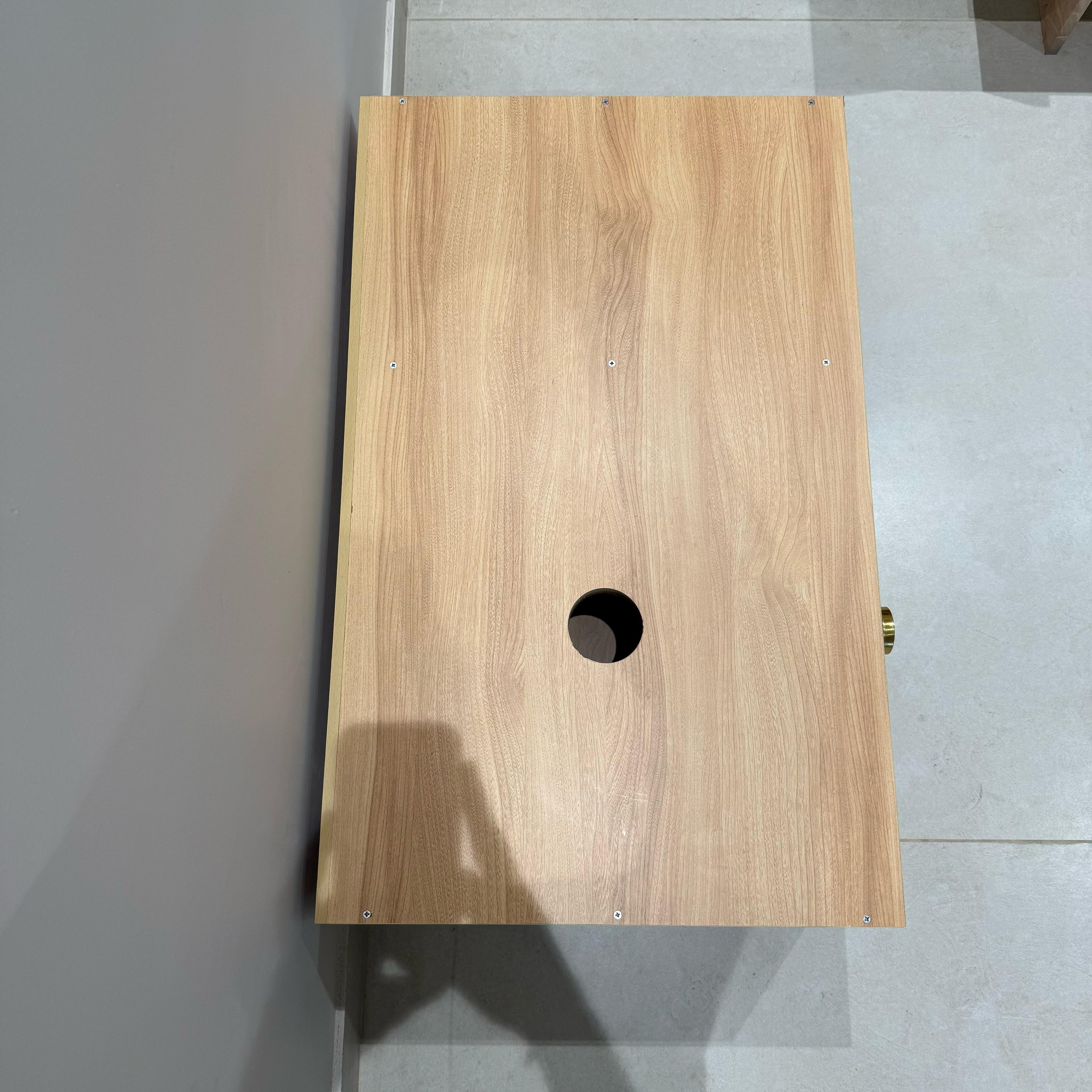 Modern Bathroom Vanity with  Open and Closed Storage By Miza