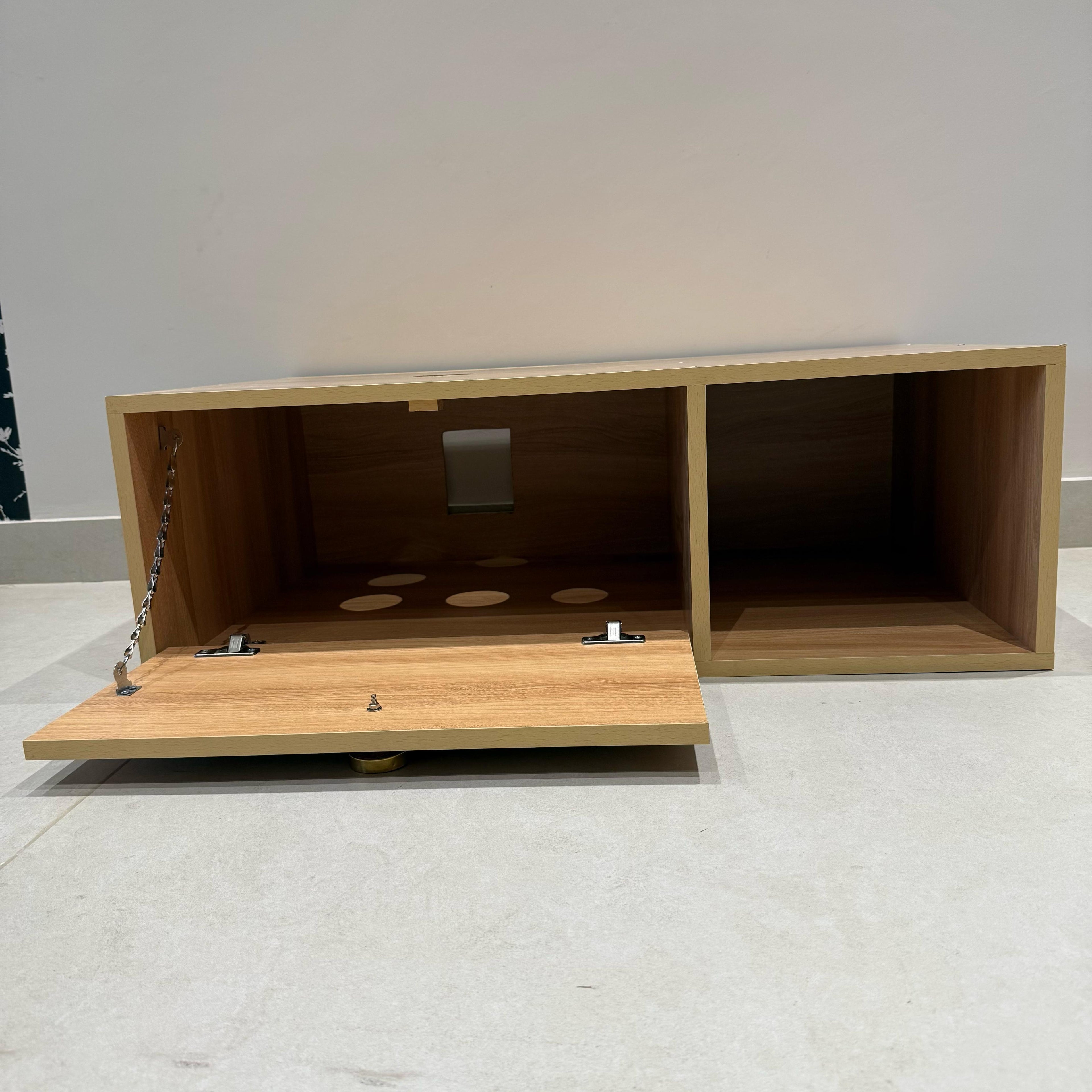 Modern Bathroom Vanity with  Open and Closed Storage By Miza