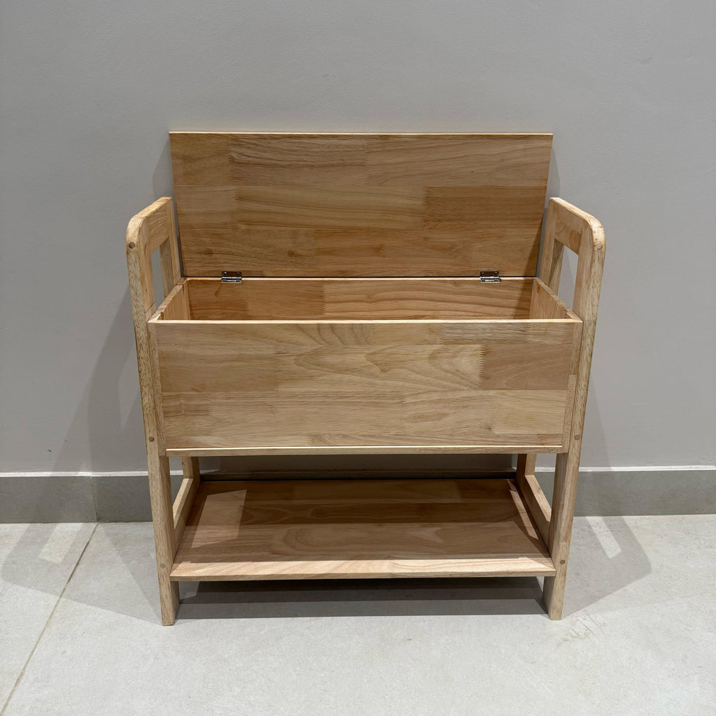 Hallway Shoe Storage Bench With Lid By Miza