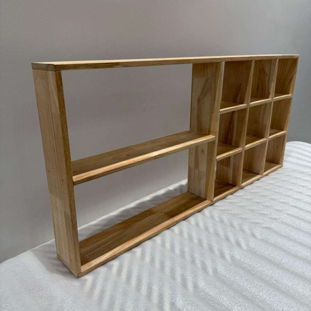 Solid Wood Display Shelf, Coffee Tea Mug Cup Holder By Miza
