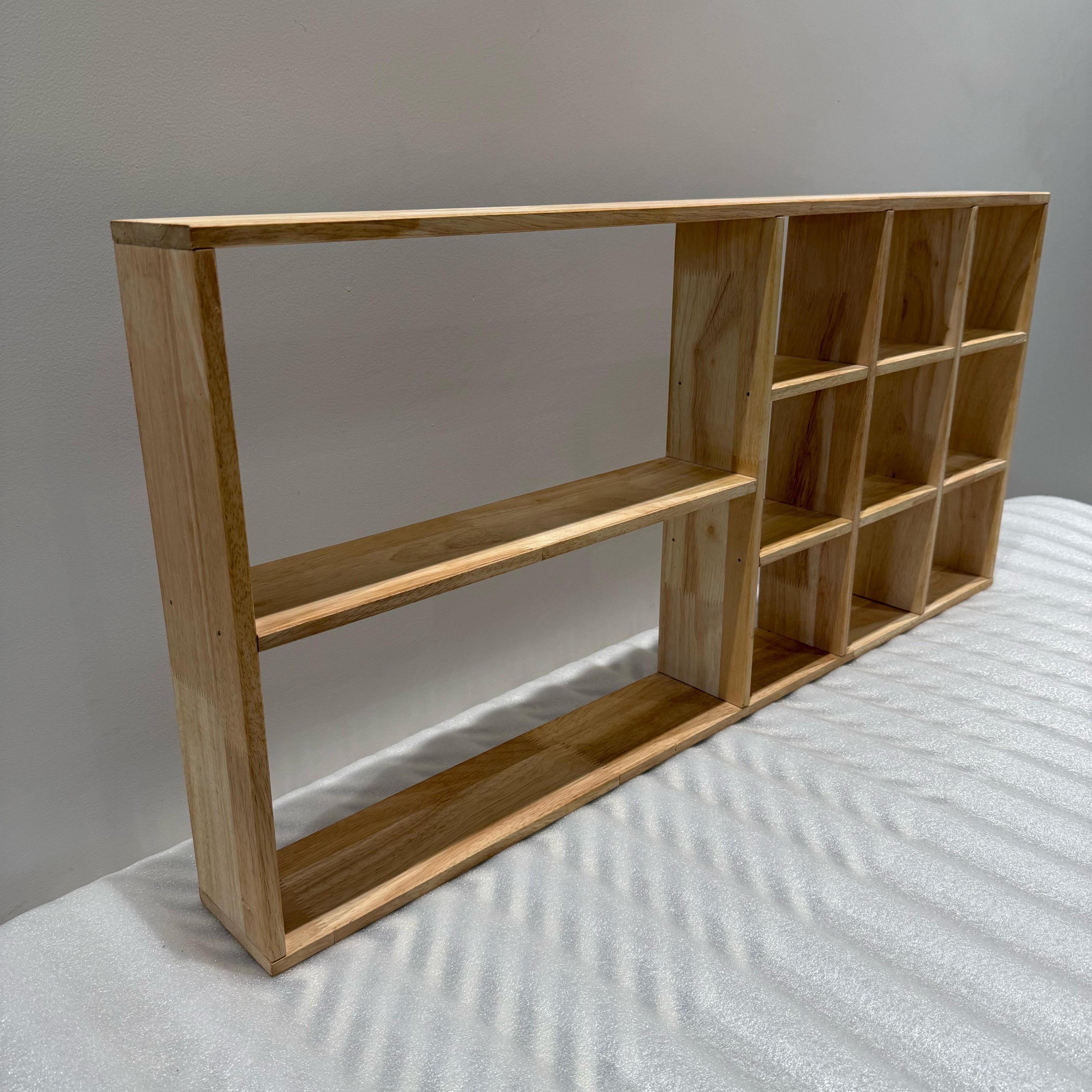 Solid Wood Display Shelf, Coffee Tea Mug Cup Holder By Miza