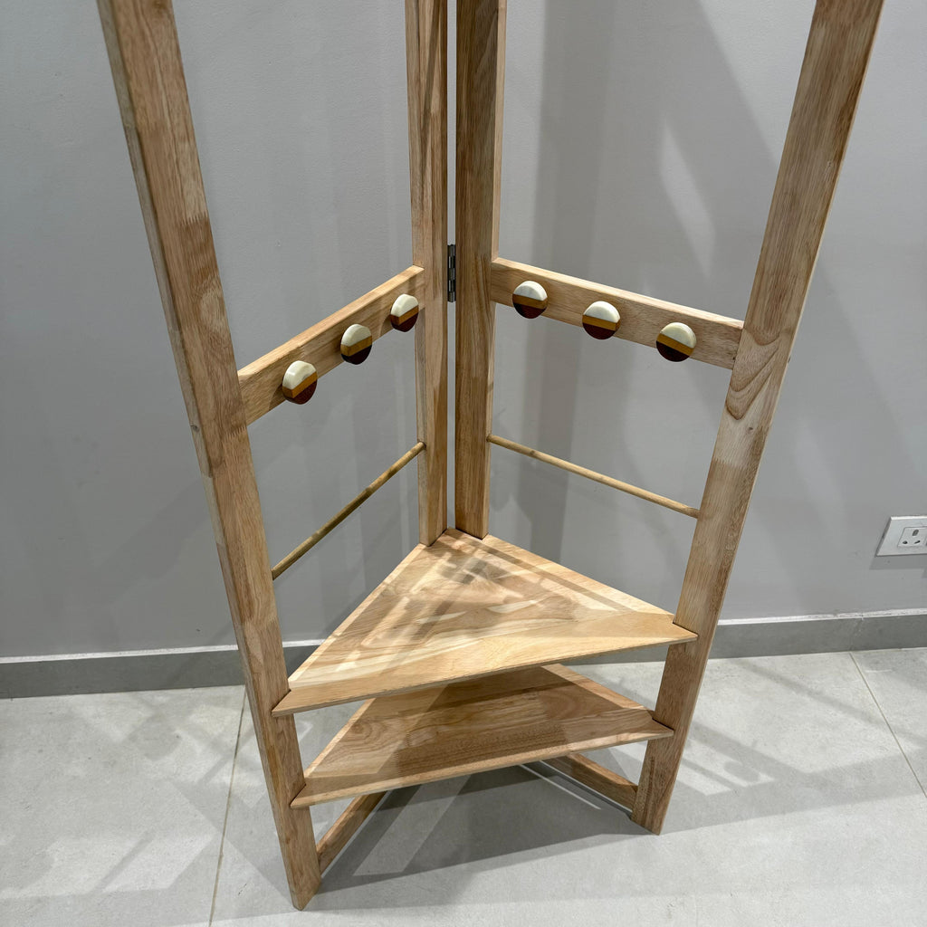 Solid Wood Frame Creative Coat Rack By Miza