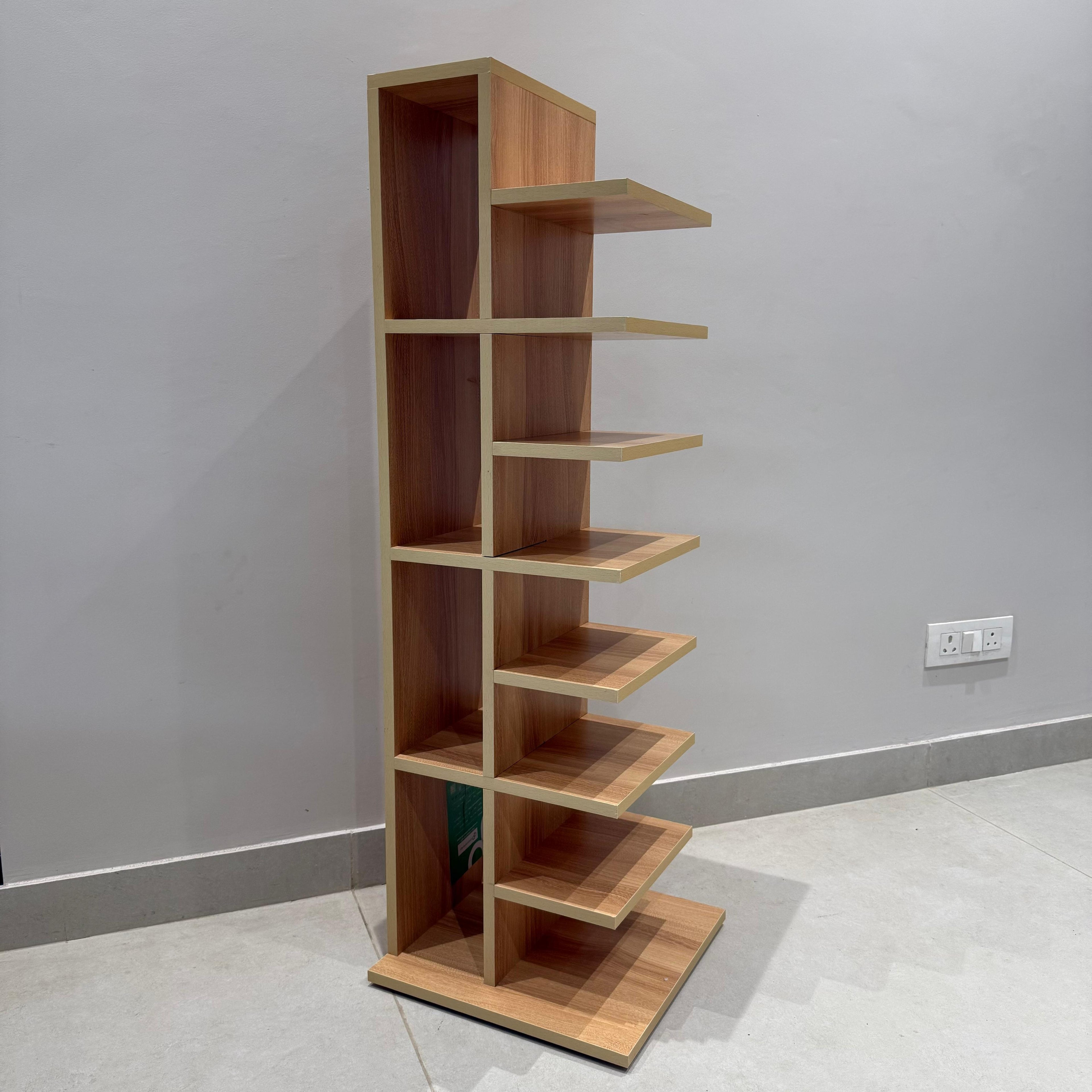 Modern Vertical Invisible Bookshelf Closed Back Bookcase By Miza