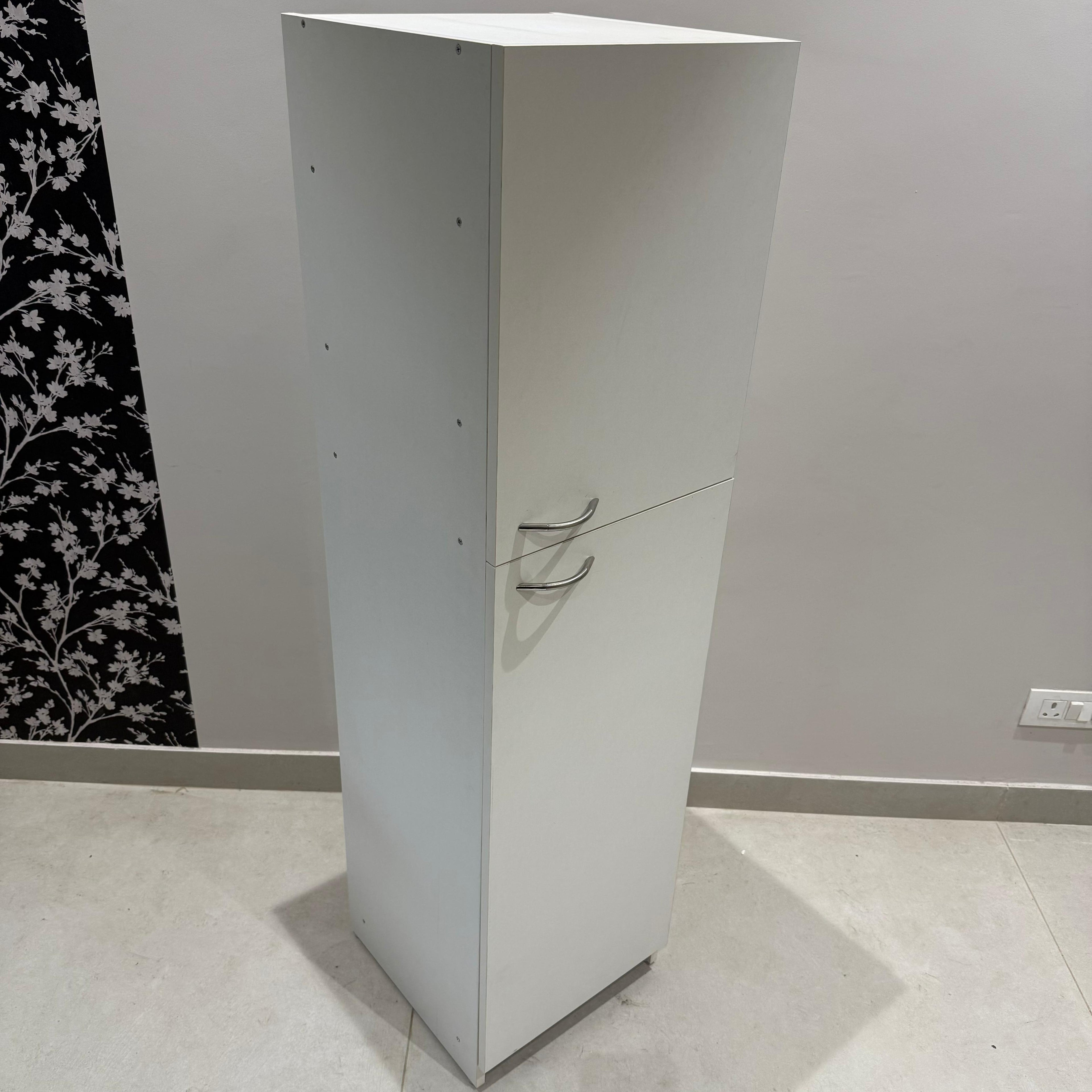 Fridge Size Bathroom Storage Cabinet / Vacuum Cleaner & Iron Board Stand By Miza