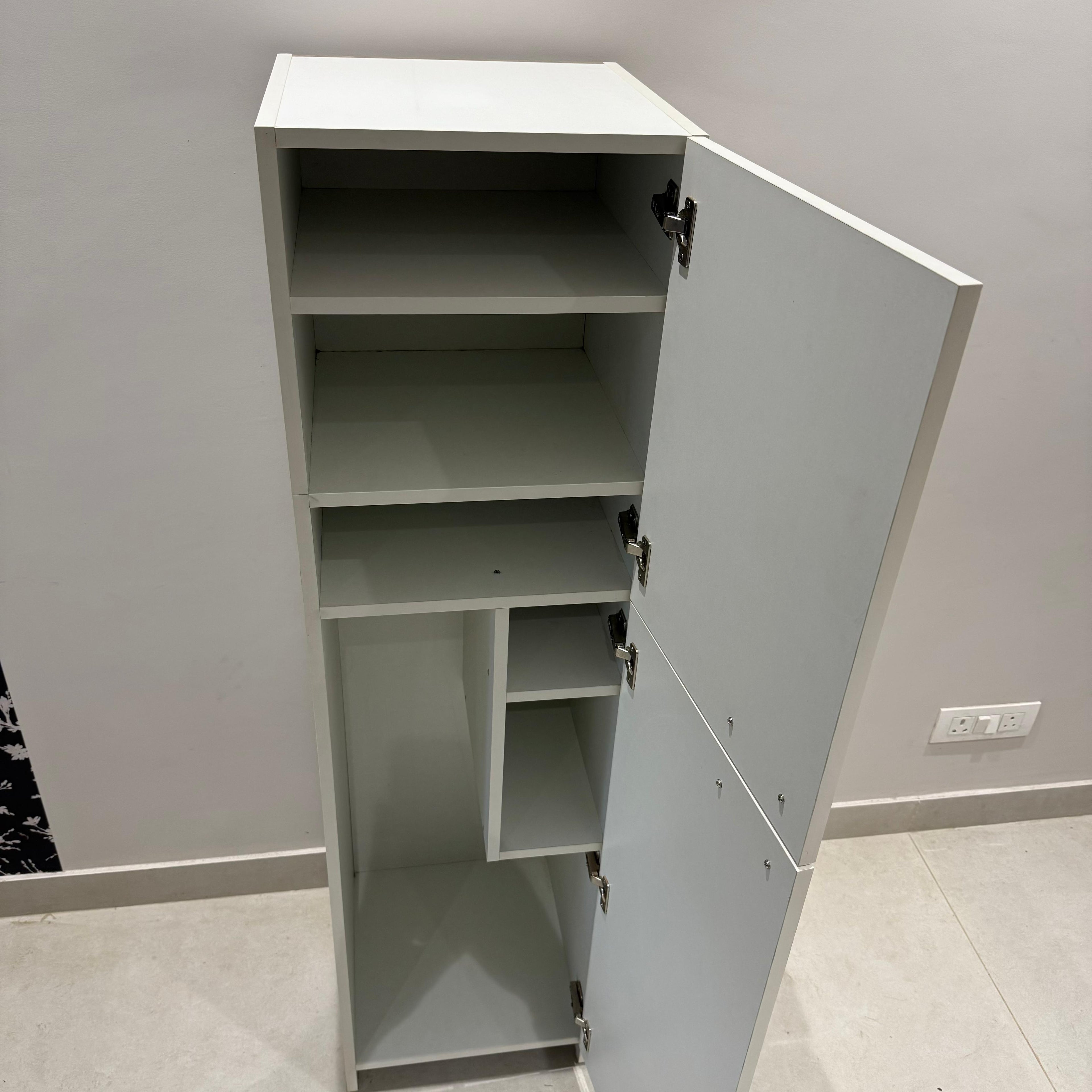 Fridge Size Bathroom Storage Cabinet / Vacuum Cleaner & Iron Board Stand By Miza