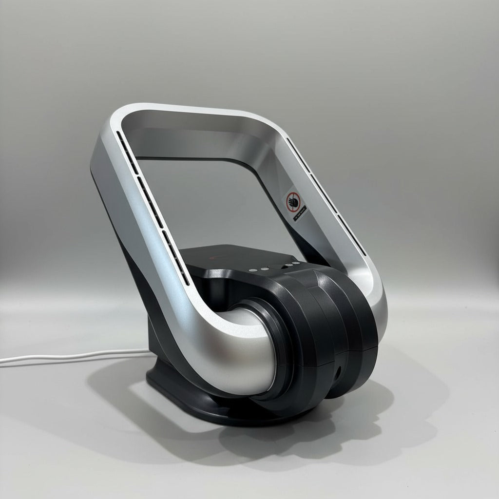 WOW & WOW Plus Bladeless Surface / Wall Mounted Personal Air Circulation Fan With Remote By Wadbros