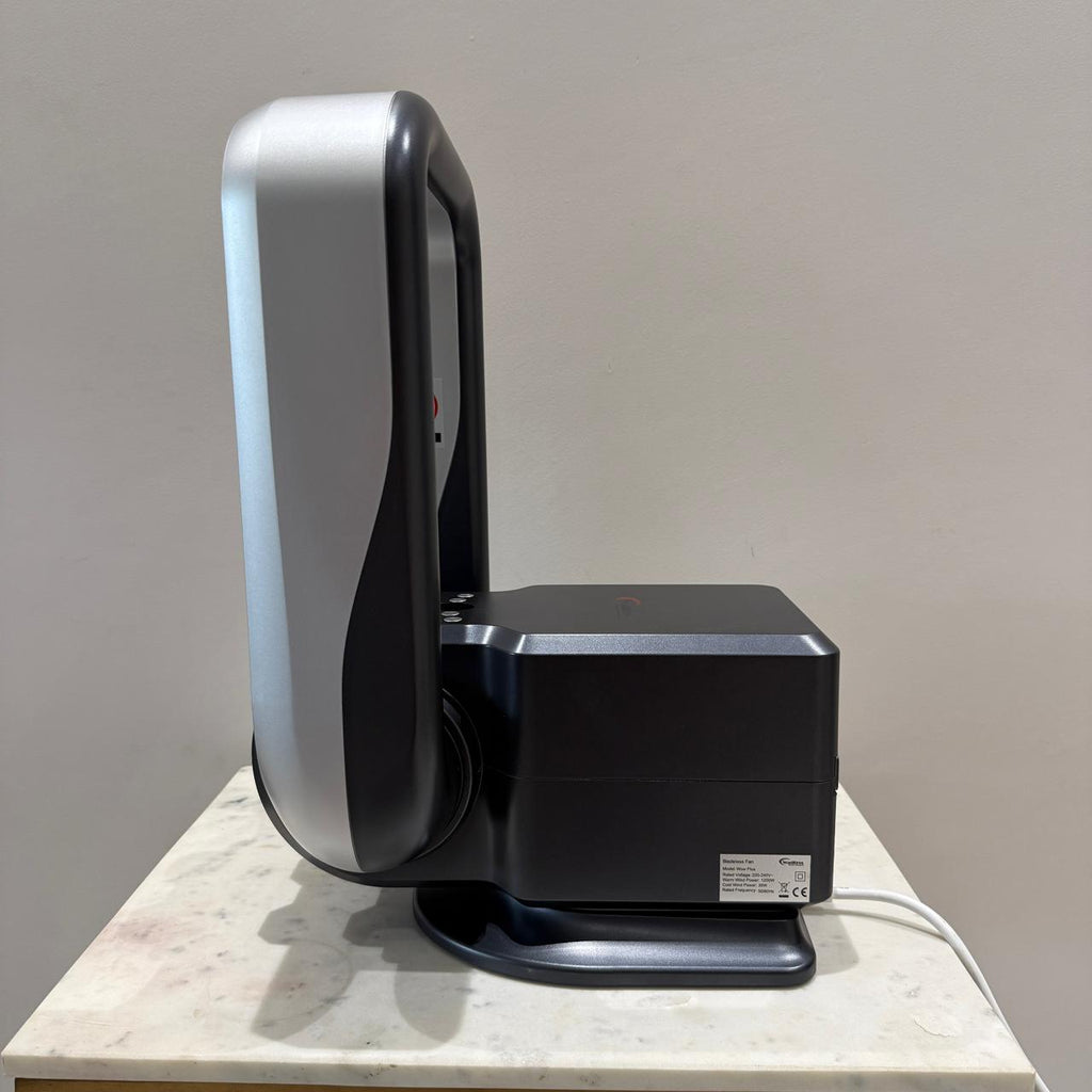 WOW & WOW Plus Bladeless Surface / Wall Mounted Personal Air Circulation Fan With Remote By Wadbros