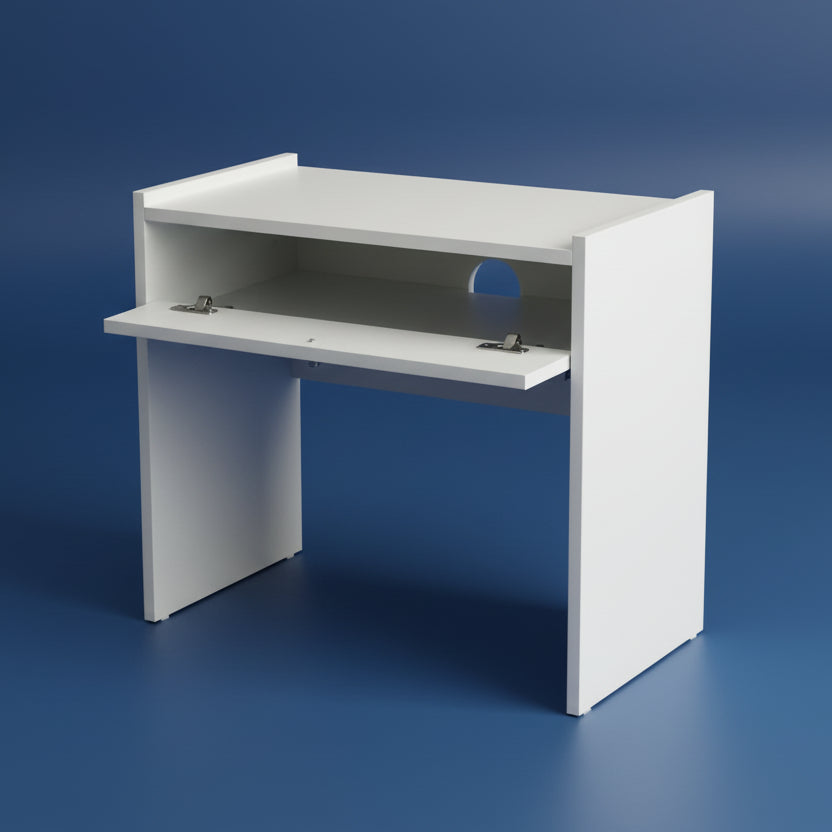 Microwave Oven Rack White Kitchen Counter Top Display Stand Cabinet By Miza