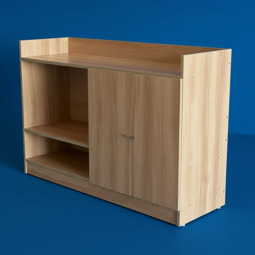 Kitchen Microwave Cabinet With Panel Door Base cabinet 120 X 40 X 80 cm By Miza